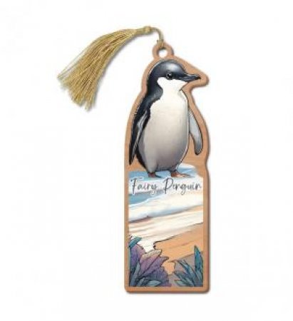Australian Made Wooden Bookmark - Fairy Penguin by Various