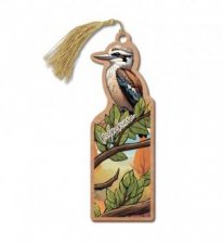Australian Made Wooden Bookmark  Kookaburra
