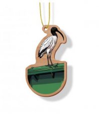 Wooden Ornament Bin Chicken