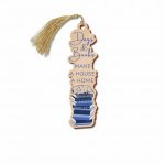 Book Lovers Wooden Bookmark  Dogs  Books
