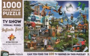 1000 Piece Puntastic Jigsaw Puzzle: TV Shows by Various