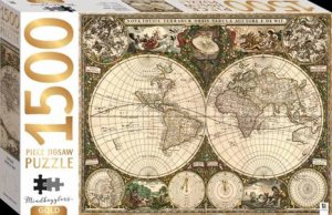 Mindbogglers Gold 1500 Piece Jigsaw: World Map by Various