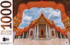 Mindbogglers 1000 Piece Jigsaw: Marble Temple, Thailand