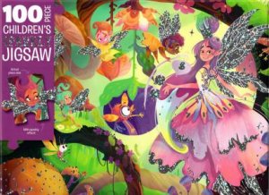 100 Piece Childrens Sparkly Jigsaw: Magical Fairies by Various