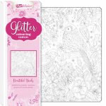 Art Maker Glitter Colouring Canvas Beautiful Birds