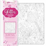 Art Maker Glitter Colouring Canvas Beautiful Birds