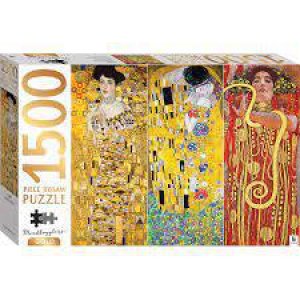 Mindbogglers Gold 1500 Piece Jigsaw: Klimt Collection by Various