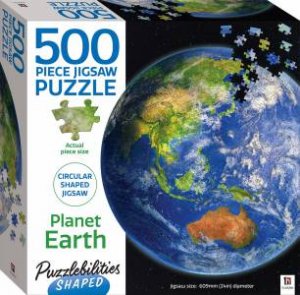 Puzzlebilities Shaped 500pc Jigsaw: Planet Earth
