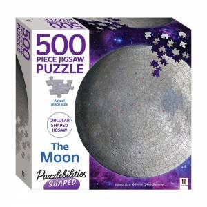 Puzzlebilities Shaped 500pc Jigsaw: The Moon