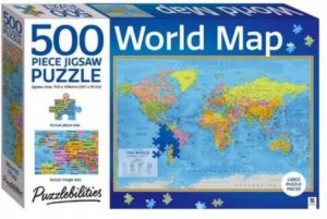 Puzzlebilities 500 Piece Jigsaw Puzzle: World Map