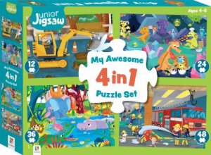 Junior Jigsaw 4-In-1 Adventure Fun by Various