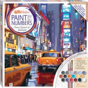 Paint By Numbers Canvas: Times Square At Midnight by Various