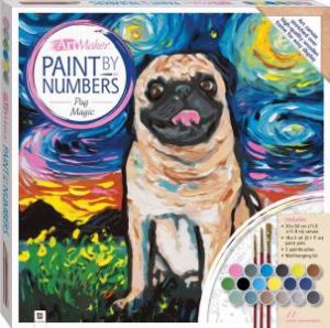 Paint By Numbers Canvas: Pug Magic by Various