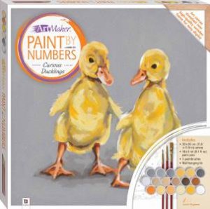 Paint By Numbers Canvas: Curious Ducklings by Louise Brown