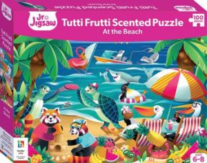 Junior Jigsaw 100pc Tutti Frutti Scented: At The Beach by Various