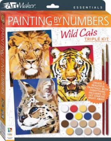 Art Maker Essentials: Painting By Numbers Wild Cats by Various