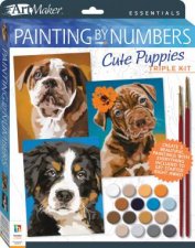 Art Maker Essentials Painting By Numbers Cute Puppies