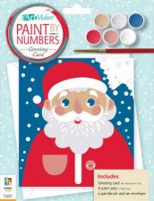 Paint By Numbers Greeting Card Santa Claus