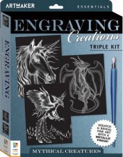 Art Maker Essentials Engraving 3Pack Mythical Creatures