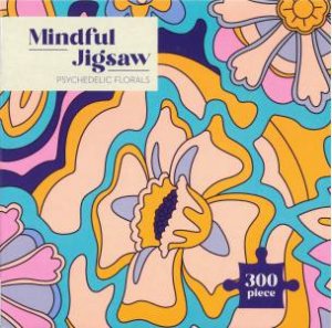Mindful 300 Piece Jigsaw: Psychedelic Florals by Various