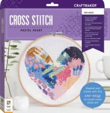 Craft Maker CrossStitch Kit Pastel Heart