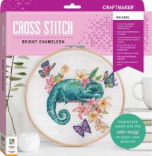 Craft Maker CrossStitch Kit Bright Chameleon