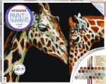 Art Maker Paint By Numbers Canvas Giraffe Love