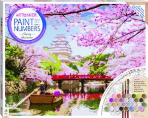 Art Maker Paint By Numbers Canvas Cherry Blossoms by Various
