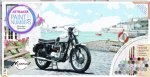 Art Maker Paint By Numbers Canvas Motorbike By The Sea