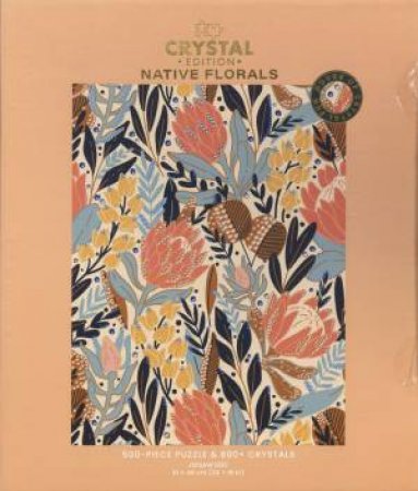 Elevate Crystal 500 Piece Jigsaw: Native Flowers