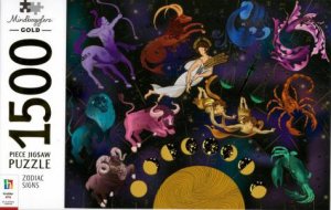 Mindbogglers Gold 1500 Piece Jigsaw: Zodiac Signs by Various
