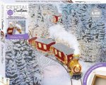 Crystal Creations Canvas Christmas Train