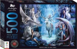 Mindbogglers Artisan 500pc Jigsaw: Winter's Magic by Anne Stokes