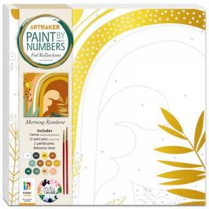 Paint By Numbers Foil Reflections Morning Rainbow by Hinkler Pty Ltd