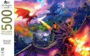 Mindbogglers Gold 500 Piece Jigsaw: Dragon Riders Jigsaw