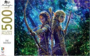Mindbogglers Gold 500 Piece Jigsaw: Fae Fantasy Jigsaw