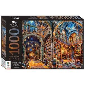 Mindbogglers Artisan 1000 Piece Jigsaw: Magician's Library by Michele Farella
