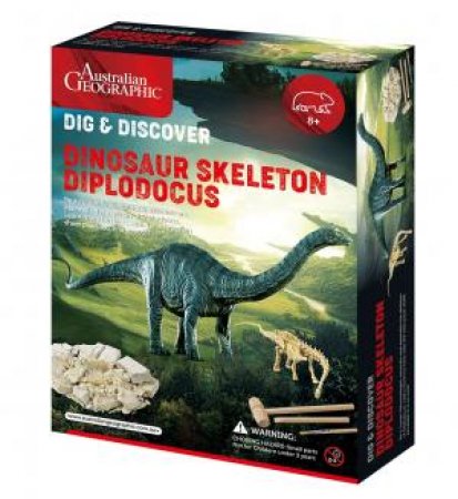 Australian Geographic Dinosaur Fossil Kits: Diplodocus Skeleton by Various