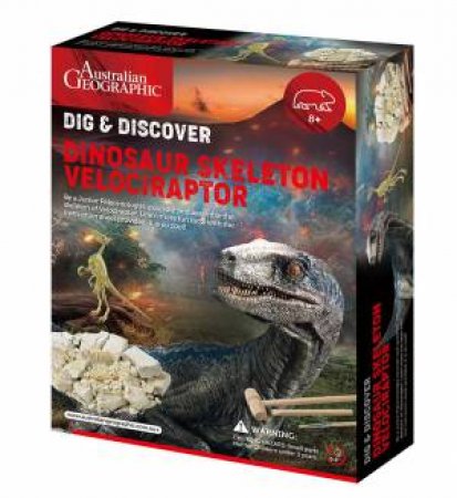 Australian Geographic Dinosaur Fossil Kits: Velociraptor by Various