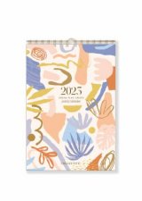 2023 Abstract Floral A4 Wall Calendar