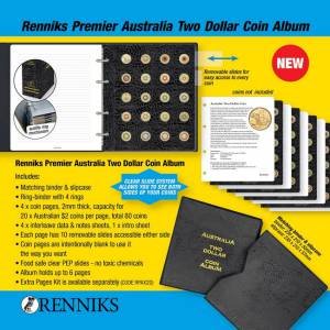 Renniks Premier Australia Two Dollar Coin Album by Renniks
