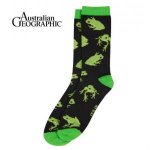 Australian Geographic Green Tree Frog Sock