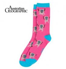 Australian Geographic Peacock Spider Sock