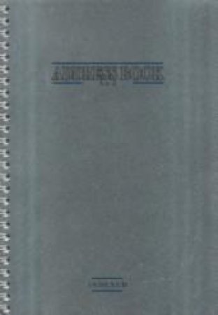 A5 Metal Address Book by MIK