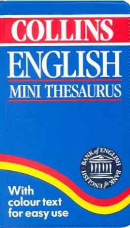 Collins English Mini Thesaurus by Various