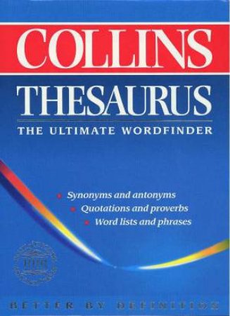 Collins English Thesaurus by Various