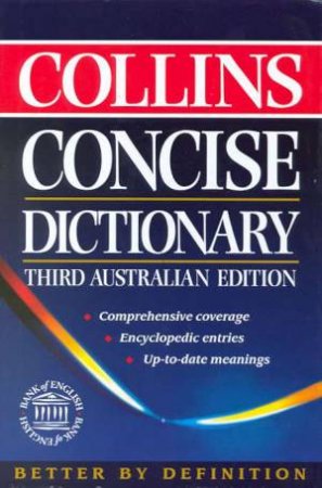 Collins Australian Concise Dictionary - 3 ed by Various