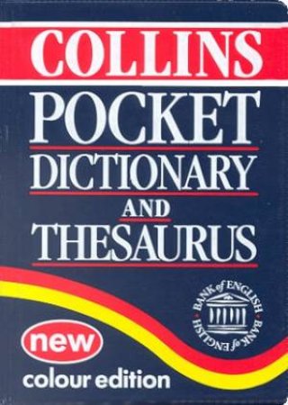 Collins Pocket Dictionary And Thesaurus by Various