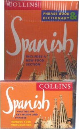 Collins Spanish Phrase Book And Dictionary - Book & Tape by Various