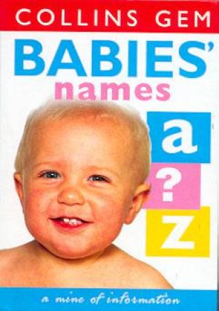 Collins Gem: Babies' Names by Various